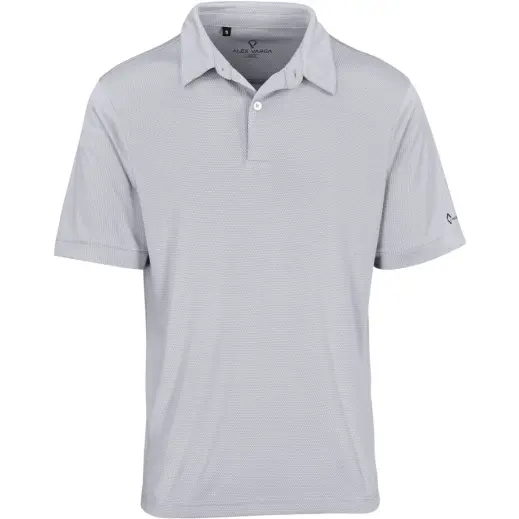 Mens Alex Varga Callidora Golf Shirt Light Grey